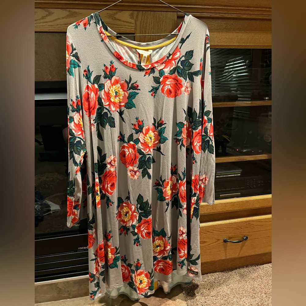 Matilda Jane Long Sleeve Dress XXL Never worn without tag